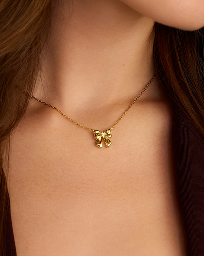 Gorjana Gold Bow Necklace