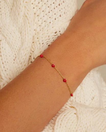 Gorjana Amour Bracelet Red