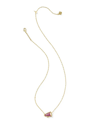 Kendra Scott Cheer Maroon Short Pendant Necklace