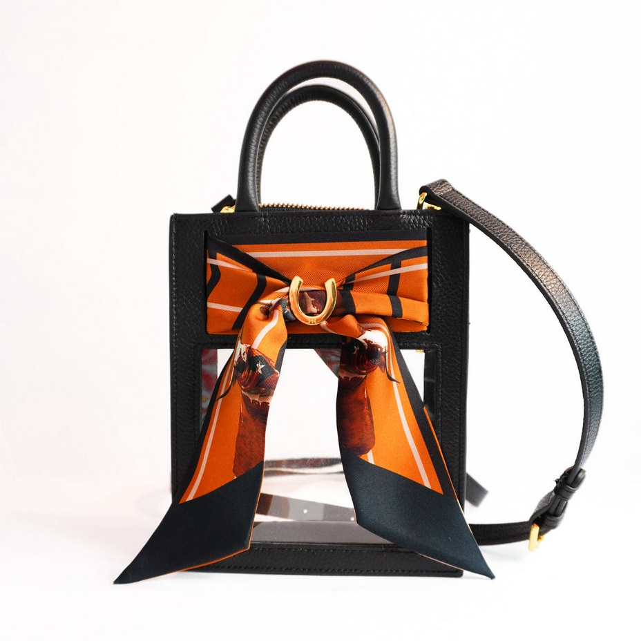 Hampton Road Mini Black Calista Clear + Longhorn Twilly