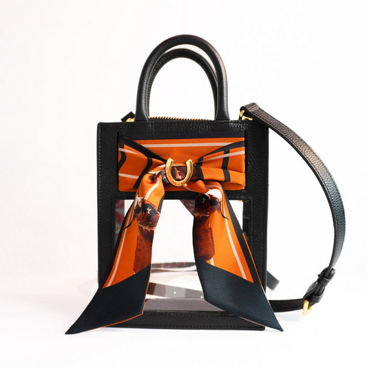 Hampton Road Mini Black Calista Clear + Longhorn Twilly