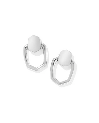 Kendra Scott Kaia Open Framed Earring RHOD