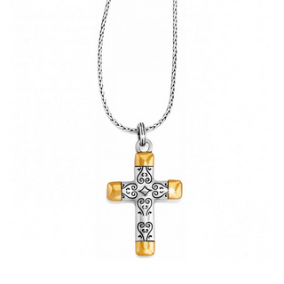 Brighton Venezia Rev Large Cross Necklace