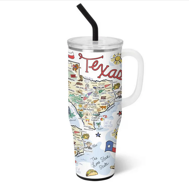 Swig Texas Map 40oz Mega Mug