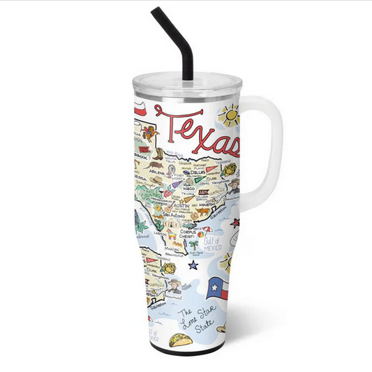 Swig Texas Map 40oz Mega Mug