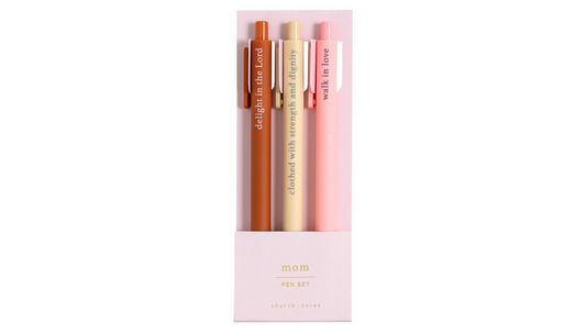 Church Notes Mom Pen Set