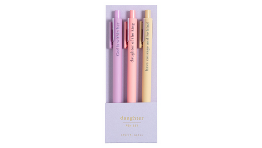 Church Notes Daughter Pen Set