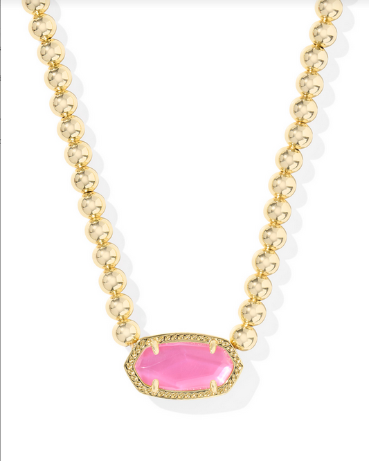 Kendra Scott Elisa Gold Azalea Illusion Beaded Necklace