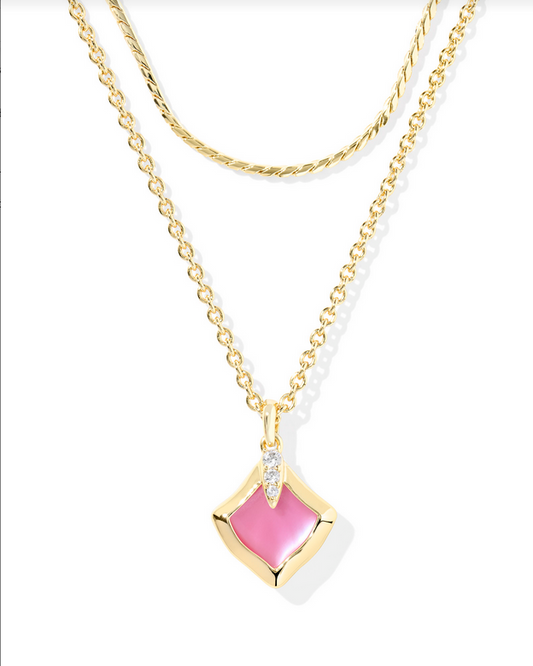 Kendra Scott Joelle Gold Azalea Illusion Multi Strand Necklace