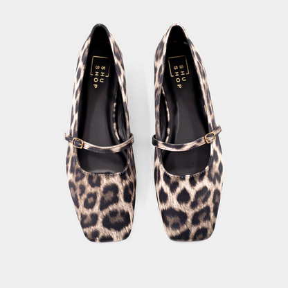 ShuShop Adele Leopard Ballet Flat