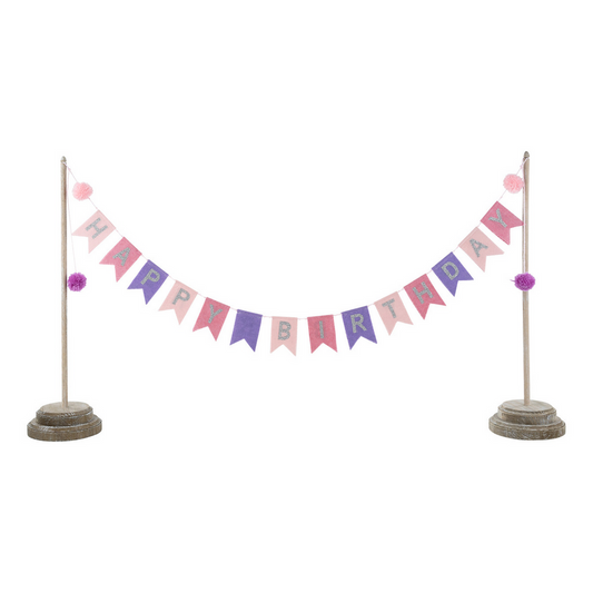 Happy Birthday Pink Banner