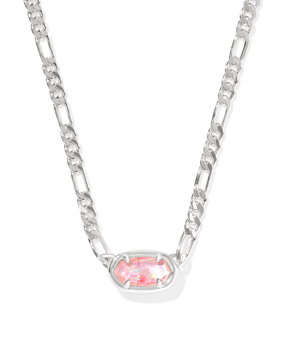 Kendra Scott Elisa Figaro Short Pnd NK Silver Pink Iri