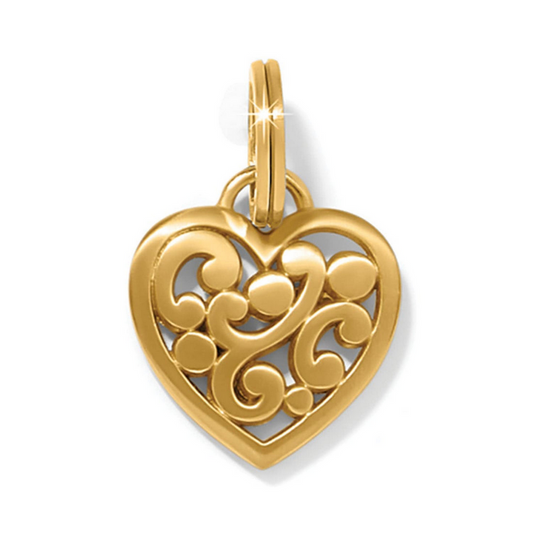 Brighton Contempo Gold Heart Charm