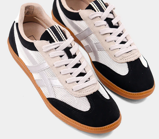 ShuShop Sasha Black Silver Sneaker
