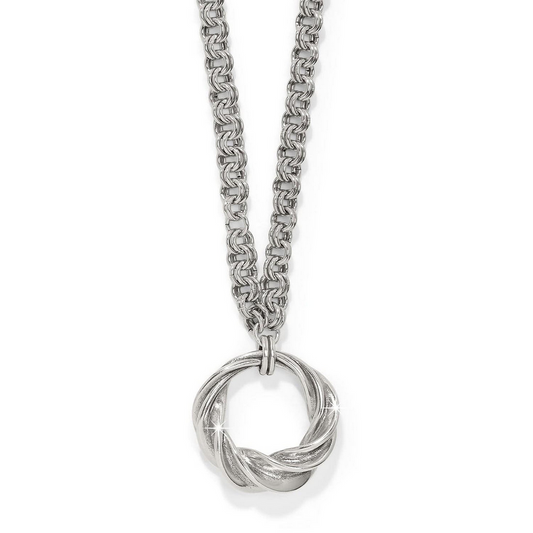 Brighton Ferrera Antica Silver Long Necklace