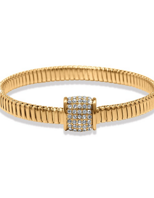 Brighton Meridian Solis Gold Spring Bracelet