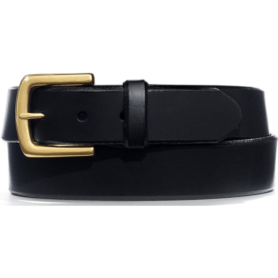 Brighton English Bevel Belt Black