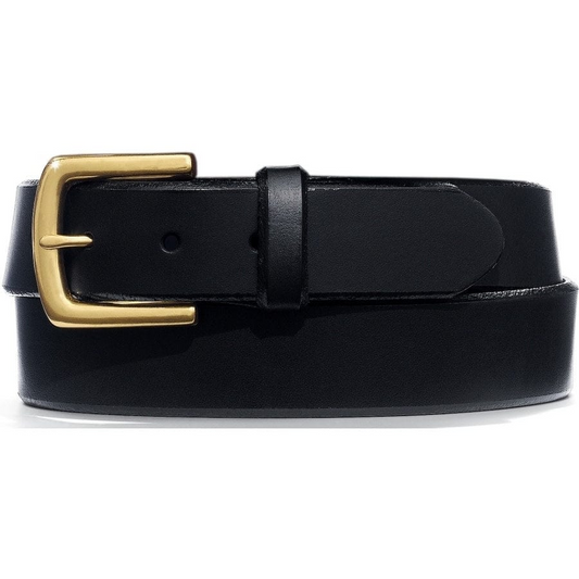 Brighton English Bevel Belt Black