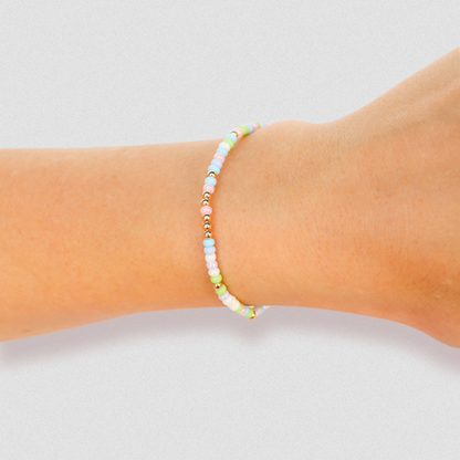Beaded Blondes Kids Pastel Sprinkle Bracelet