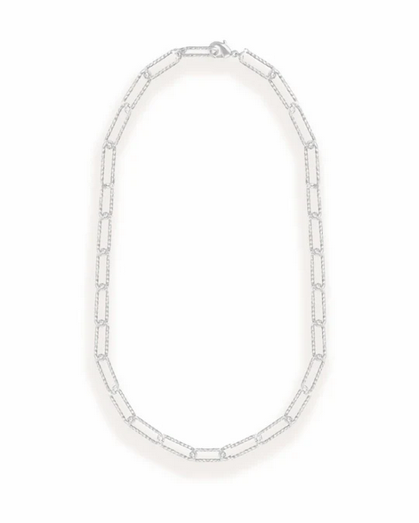 Natalie Wood Horizon Chain Layering Necklace Silver