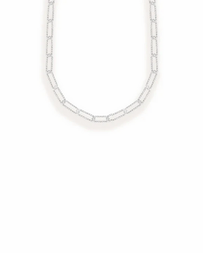 Natalie Wood Horizon Chain Layering Necklace Silver