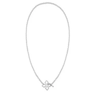 Natalie Wood Grace Toggle Necklace Silver