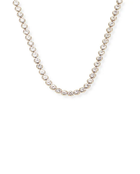 Natalie Wood Enchanted Tennis Necklace Gold