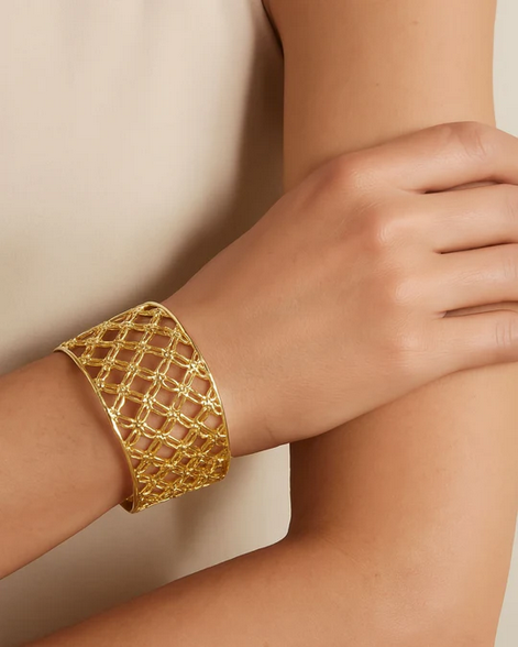 Natalie Wood Celestia Cuff Bracelet Gold