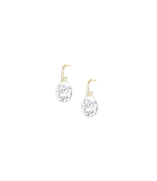 Natalie Wood Horizon Mini Drop Earrings Gold/Silver