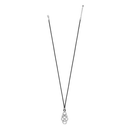 Brighton Interlock Braid Bold Leather Necklace