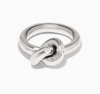 Brighton Interlok Single Knot Silver Ring