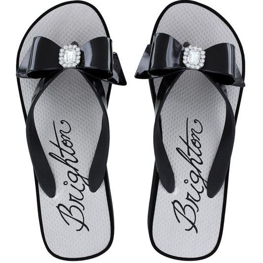 Brighton Bowie Black Flip Flop