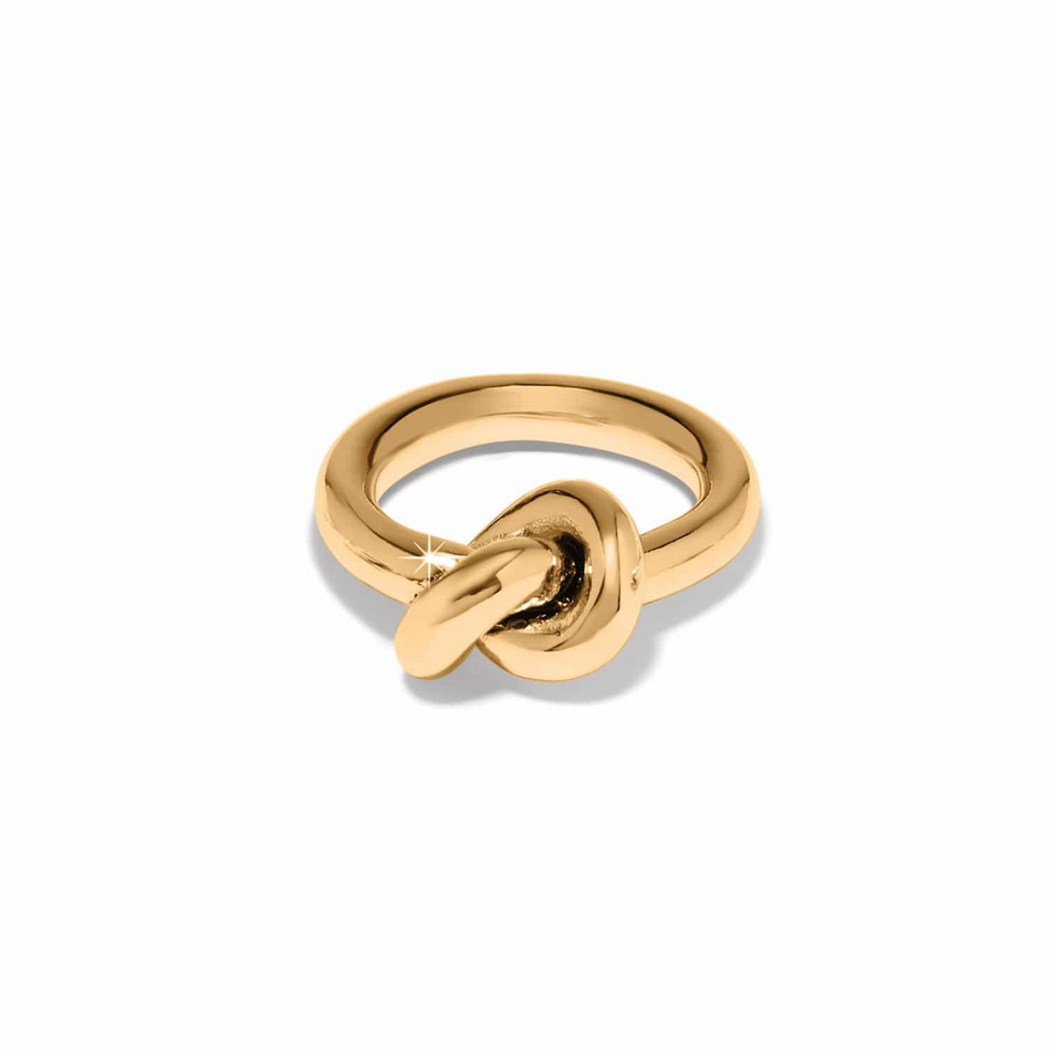 Brighton Interlok Single Knot Gold Ring