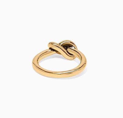 Brighton Interlok Single Knot Gold Ring