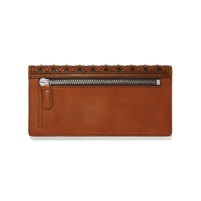 Brighton Ferrara La Bellezza Slim Folio Wallet - Russet