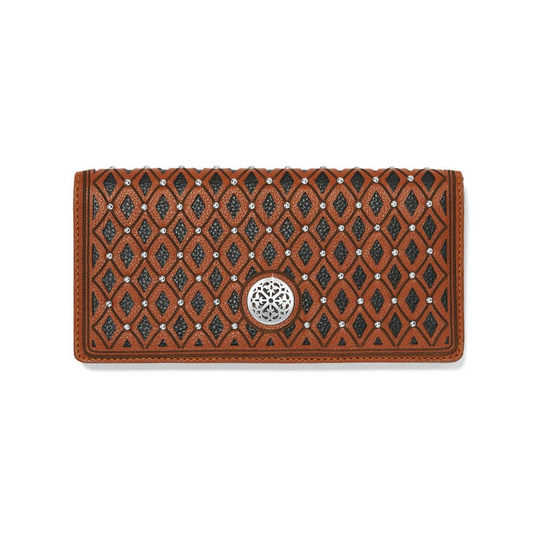 Brighton Ferrara La Bellezza Slim Folio Wallet - Russet