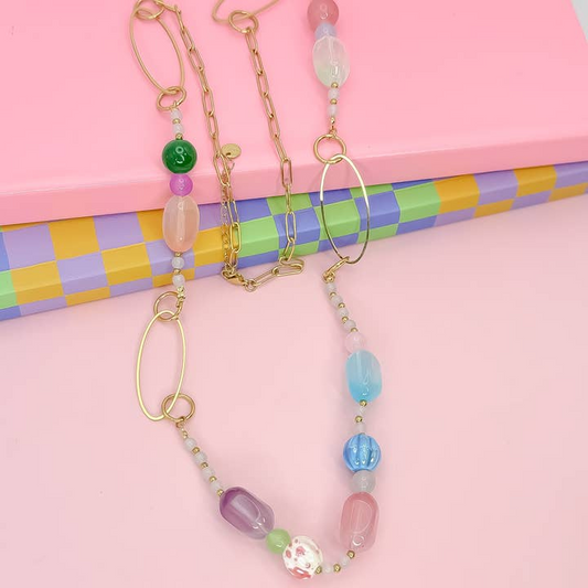 Treasure Jewels Candy Clouds Gemstone Necklace