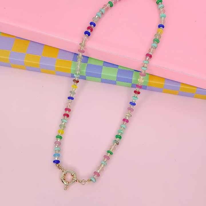 Treasure Jewels Sprinkle Pop Gemstone Necklace