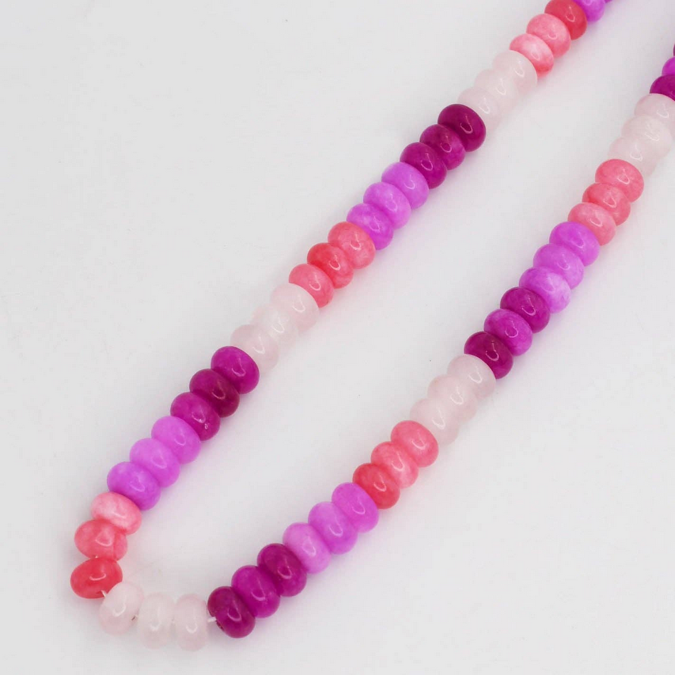 Treasure Jewels Chunky Pink Gemstone Necklace