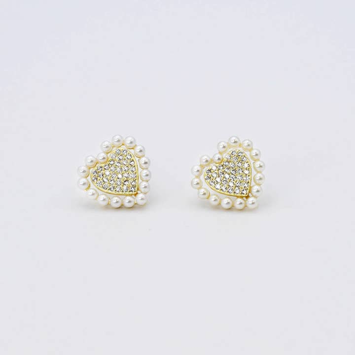 Treasure Jewels Eternal Heart Stud Earrings