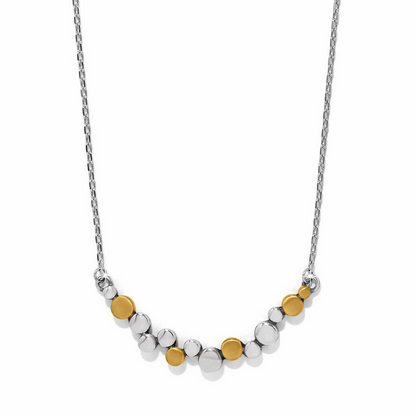 Brighton Pebble Edge Cresent Bar Necklace