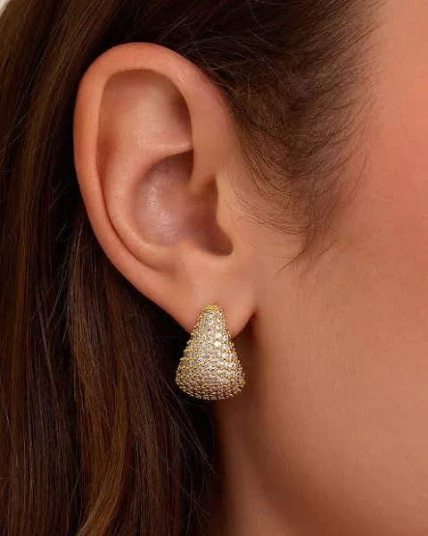 Gorjana Banks Shimmer Earring Gold