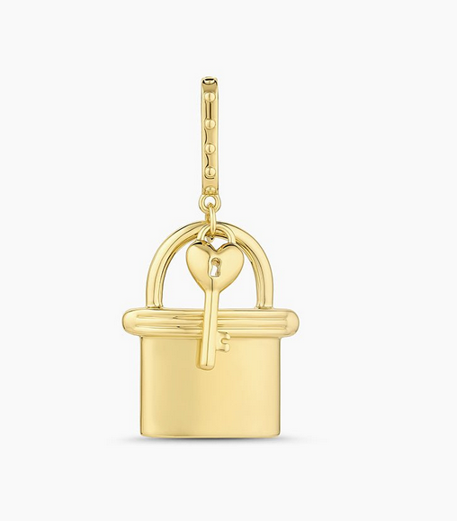 Gorjana Lock & Key Statement Charm