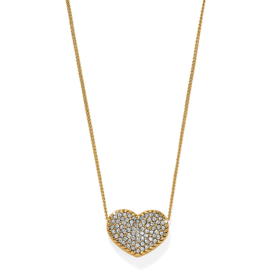 Brighton Illumina Celeste Heart Bold Gold Necklace
