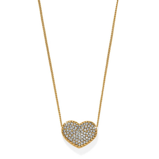 Brighton Illumina Celeste Heart Bold Gold Necklace