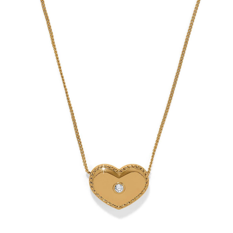 Brighton Illumina Celeste Heart Bold Gold Necklace