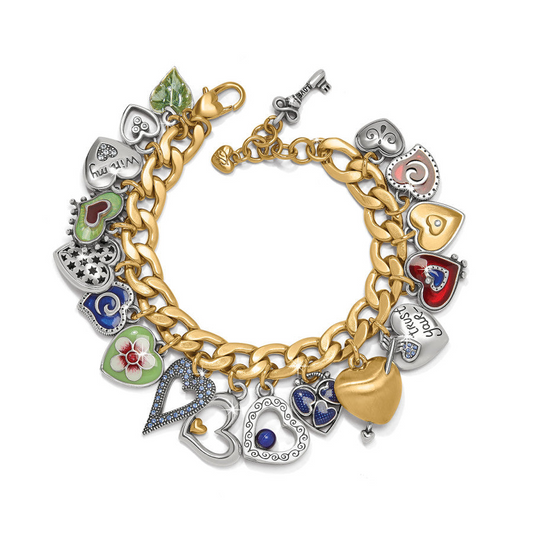 Brighton One Heart Color Charm Necklace