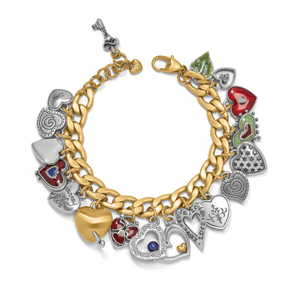 Brighton One Heart Color Charm Necklace