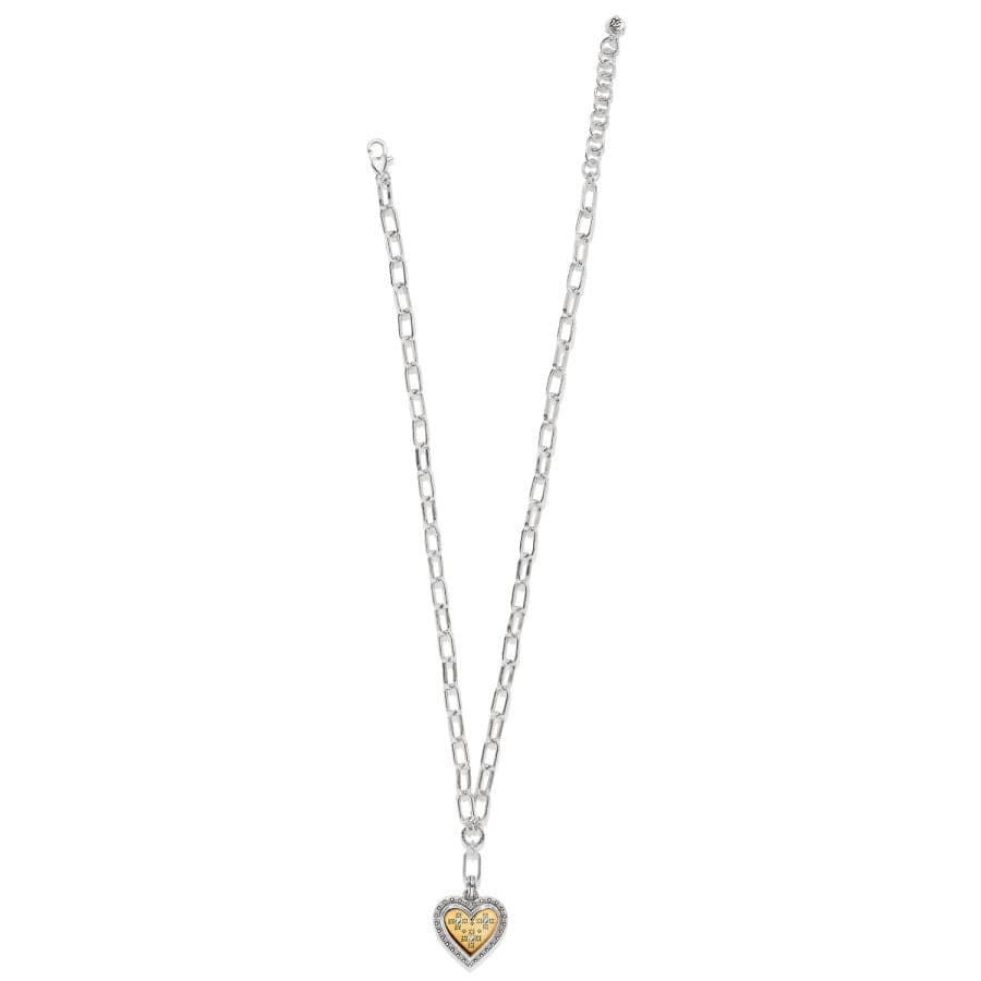 Brighton Mosaic Heart 2tn Necklace