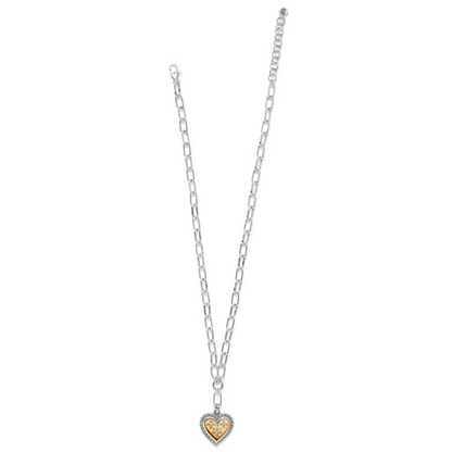 Brighton Mosaic Heart 2tn Necklace